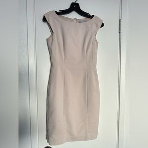 H&M cream/beige work dress